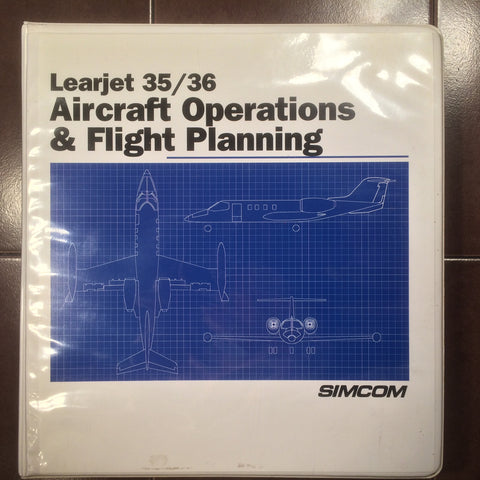 Simcom Learjet 35 and 36 Operations & Flight Planning Manual