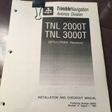 Trimble TNL 2000T & TNL-3000T install & checkout manual