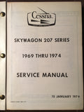 1969-1974 Cessna 207 & T207 Skywagon Service Manual.