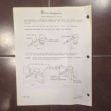 P.L. Porter Seat Recline Control Model C301 Series Overhaul & Parts Manual