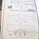 1963 Cessna 310h Owner's Manual.