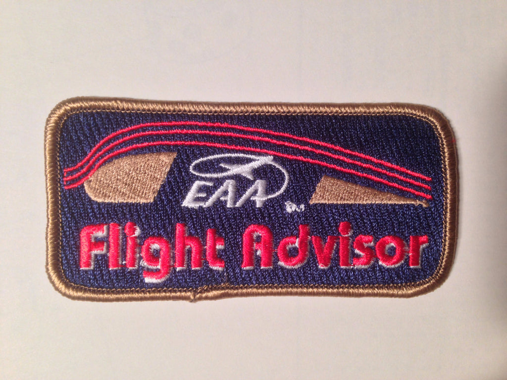 EAA Flight Advisor Patch,  New Cloth 4".