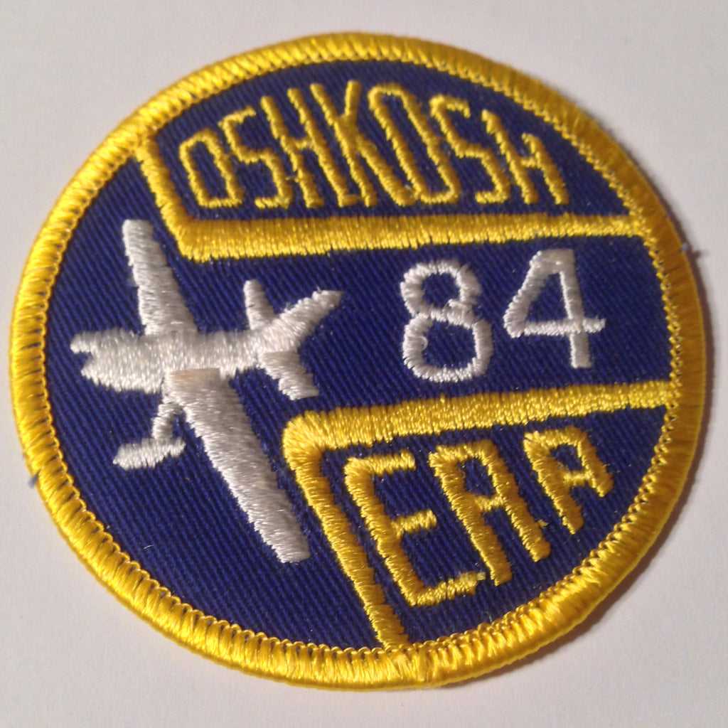 Original EAA Oshkosh 1984 Patch.  Never used 3" Cloth.