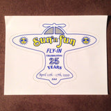 Original EAA Sun' N Fun 1999 Decal.  Never used 4" Plastic.
