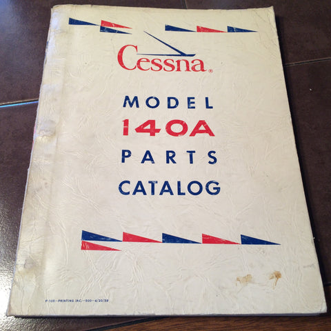 Original 1951 Cessna 140A Parts Manual.