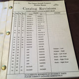 Original 1951 Cessna 140A Parts Manual.