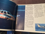 Original Beechcraft B55 & E55 20 page Sales Brochure,  8x11".