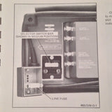 Tektronic 465 Oscilloscope & DM43, DM40 Multi-meters Operators Manual.  Circa 1974.