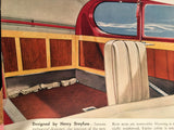 1948 Stinson Flying Station Wagon 4 page Sales Brochure, 7.5x11".