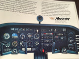 Original Mooney, 8 page Sales Brochure,  8x11".