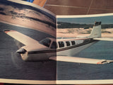 Original Beechcraft Bonanza A36 12 page Sales Brochure,  8x11".