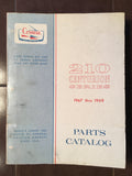 1967-1969 Cessna Aircraft Models 210 & T210 Parts Manual.