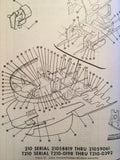 1967-1969 Cessna Aircraft Models 210 & T210 Parts Manual.