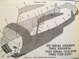 1967-1969 Cessna Aircraft Models 210 & T210 Parts Manual.