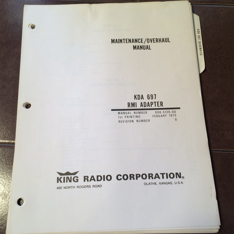 King KDA 697 Service Manual.