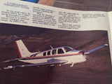 Original Beechcraft Bonanza B36TC 8 page Sales Brochure, 8x11".
