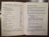 1974 Cessna 177RG Cardinal RG Owner's Manual.