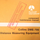 Collins DME 700 Component Maintenance Manual.