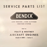 Bendix Scintilla Low Tension - High Altitude Ignition System as used on R-2800-C Parts Manual.