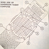 Sanderson Flight Computer II Computer Handbook Manual.