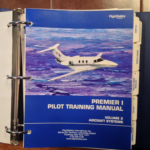 Raytheon Premier I Pilot Training Manual Vol. 2 Aircraft Systems.