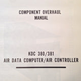 King KDC-380 and KDC-381 Air Data Component Overhaul & Parts Manual.