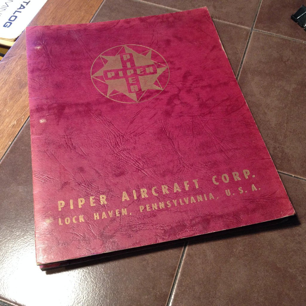 Original Piper Super-Cub PA-18 & PA-18A Parts Manual.