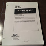 Gulfstream American Commander 500A Service Manual.