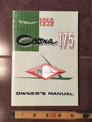 1959 Cessna 175 Owner's Manual.