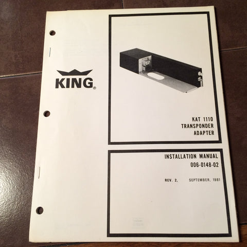 King KAT 1110 Transponder Adapter Install Manual.