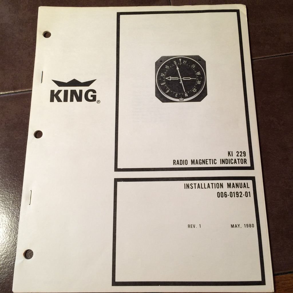King KI-229 RMI Install Manual.