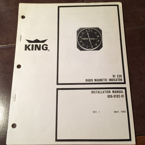 King KI-229 RMI Install Manual.