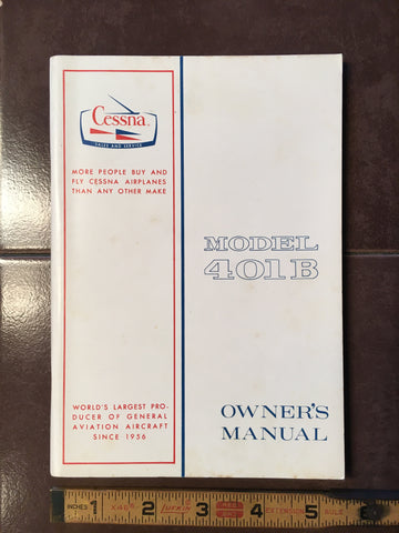 Cessna 401B Owner's Manual.