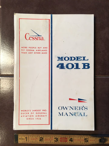 Cessna 401B Owner's Manual.