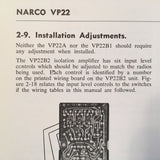 Narco VP-22 Series Audio Install, Service & Parts manual.