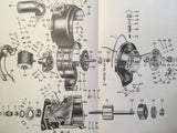 Bosch Magneto SF14LU-7 and SF14LC-7 Service Instructions Booklet.