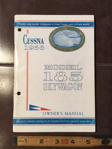 1966 Cessna 185 Skywagon Owner's Manual.