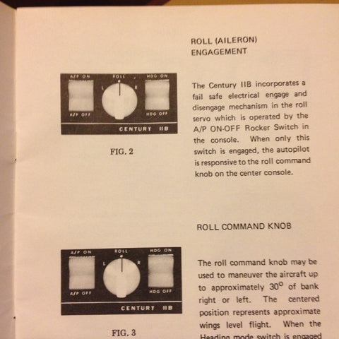 Edo-Aire Mitchell Century IIB Autopilot Pilot's Operation Manual.