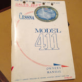 Cessna Model 411 Owner's Manual. for sn 411-001 to 411-0161.