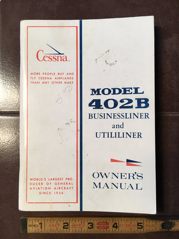 Cessna 402B Owner's Manual.