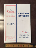 1975 Cessna T210 Turbo Centurion Owner's Manual.