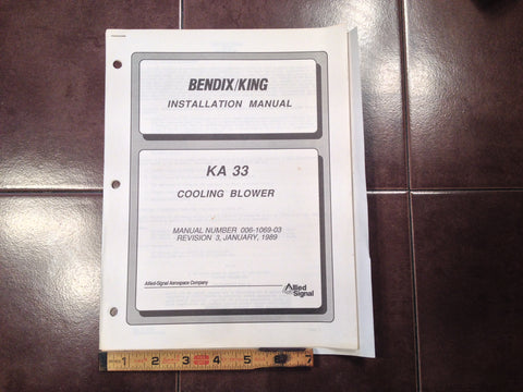King KA 33 Blower Install Manual.