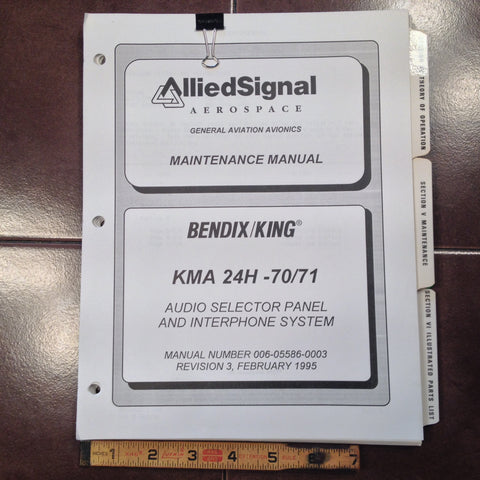King KMA 24H-70/71 Service manual.