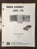 Narco DME-195 Install Manual.