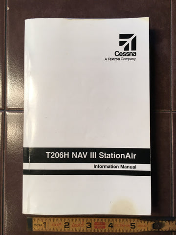 Cessna T206H NAV III Pilot's Information Manual.