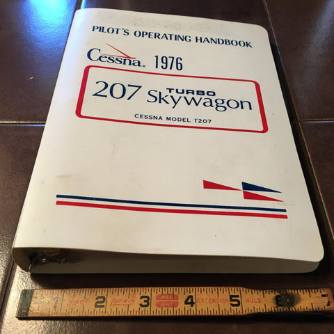1976 Cessna Turbo Skywagon T207 POH, Pilot's Operating Handbook.