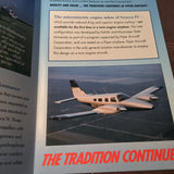 Piper Seneca IV TriFold Sales Brochure. 6 page, 7x11".