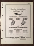 Bendix Ignition Starter Switches & Door Locks Service Manual.