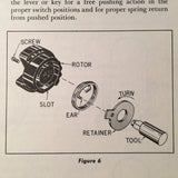 Bendix Ignition Starter Switches & Door Locks Service Manual.