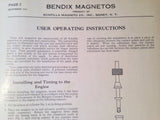 Bendix-Scintilla Magnetos SF4R and SF4L Operating Instructions.